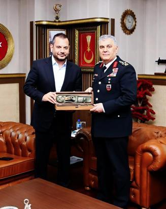 Başkan Ertuğrul Doğan’dan Jandarma Genel Komutanı Orgeneral Ali Çardakcı’ya ziyaret