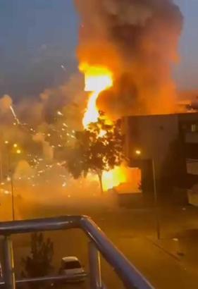 Aynı sokakta 1 hafta arayla ikinci vaka; düğün malzemeleri satılan iş yerinde yangın ve patlama