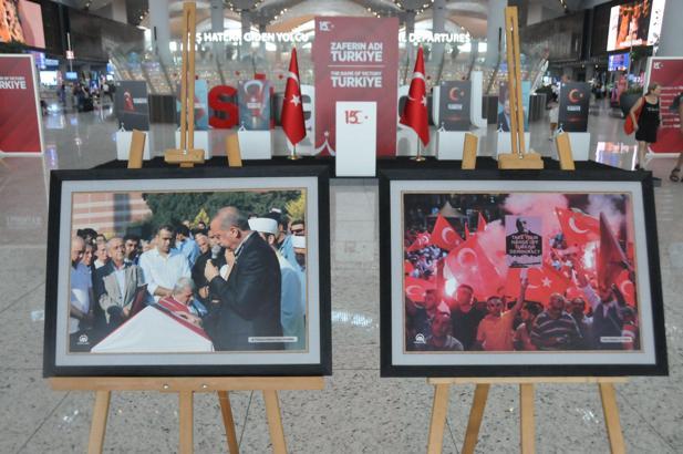 İstanbul Havalimanı’nda 15 Temmuz sergisi