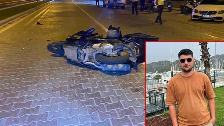 Motosikletli kurye kazada yaşamını yitirdi