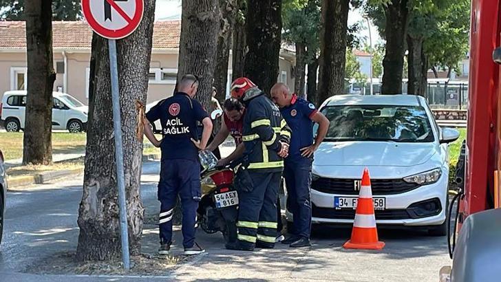 ‘Kendimi yakacağım’ dedi, ekipleri görünce benzini motosikletine doldurdu