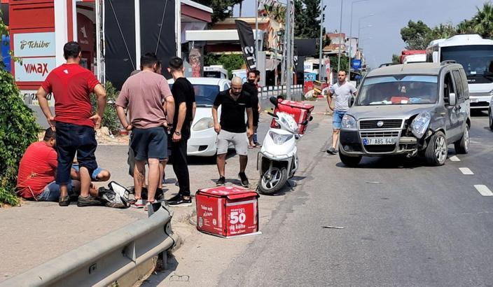 Serik'te kaza: 1 yaralı