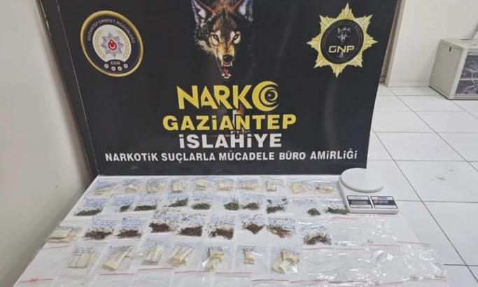 Gaziantep’te uyuşturucu operasyonunda 1 tutuklama