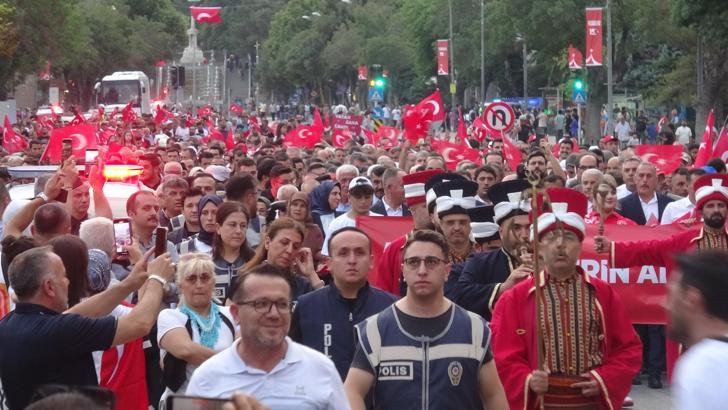 Konya'da '15 Temmuz Demokrasi ve Milli Birlik Günü' anıldı