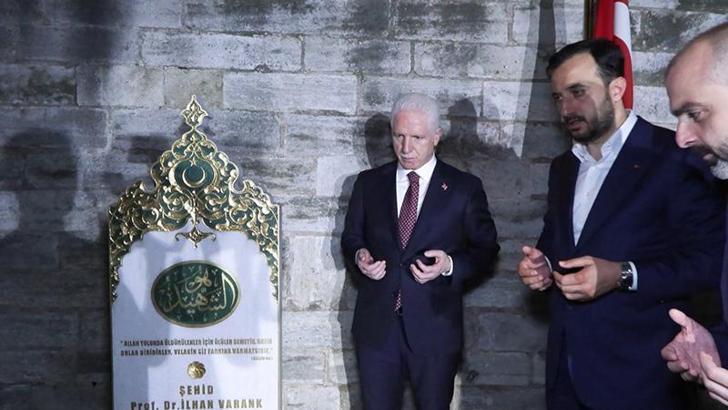 15 Temmuz şehidi Prof. Dr. İlhan Varank kabri başında anıldı