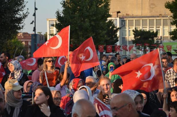 Sakarya'da 15 Temmuz Demokrasi ve Milli Birlik Günü ekinliği