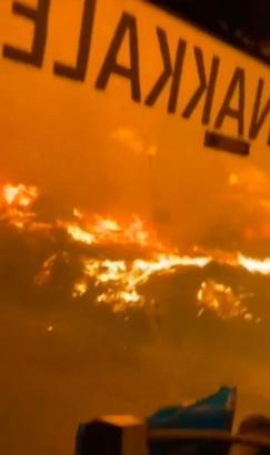 Çanakkale'de orman yangını (6)