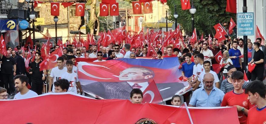 Sapanca'da 15 Temmuz Demokrasi ve Milli Birlik günü etkinliği