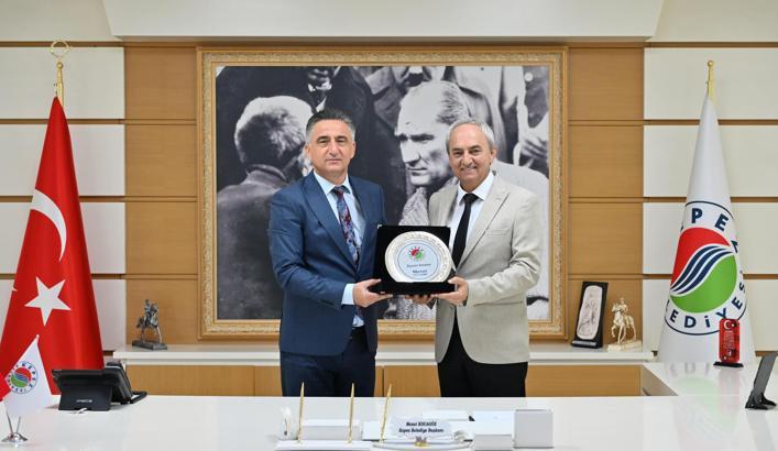 Kaymakam Dervişoğlu'ndan Başkan Kocagöz'e ziyaret