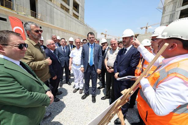 İki bakan, 'Ay Yıldız' projesini yerinde inceledi