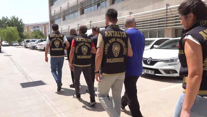 Antalya'da 3 milyon 440 bin TL'lik dolandırıcılık operasyonu; 2 tutuklu