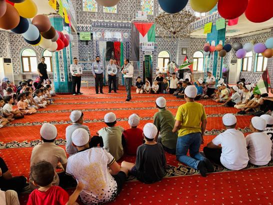 Yaz Kur’an Kursu öğrencileri tarafından Gazze'ye destek programı