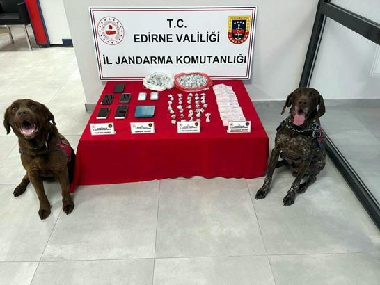 Edirne’de 1 kilo 225 gram metamfetamin ele geçirildi; 4 gözaltı