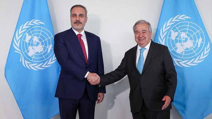 Bakan Fidan, BM Genel Merkezi’ndeki akşam yemeğine katıldı