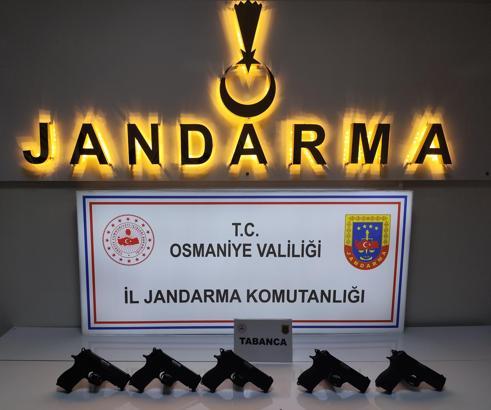 Osmaniye’de jandarmadan silah ve uyuşturucu operasyonu: 5 gözaltı