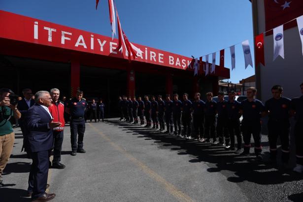 Başkan Büyükkılıç’tan geleceğin itfaiyecilerine nasihatler