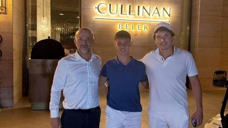 Arda Güler, tatilini ailesi ile birlikte Antalya'da geçiriyor