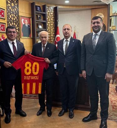 Kayserispor’dan MHP lideri Bahçeli’ye ziyaret