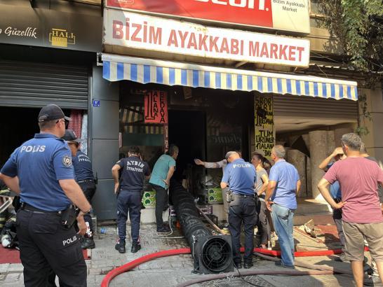 Aydın’da iş yerinde yangın