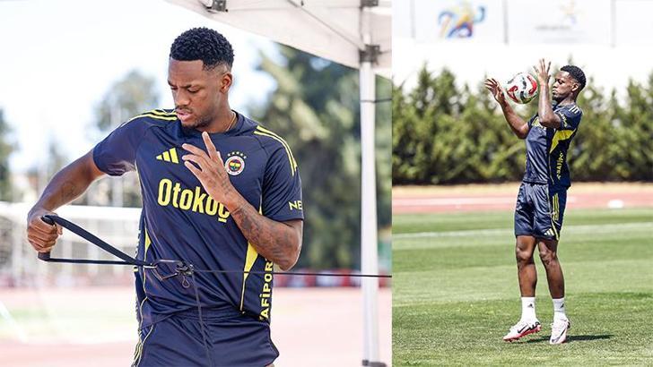 Duran, Fenerbahçe'de ilk antrenmanına çıktı