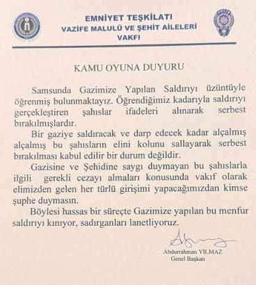 Gazi polis memuruna yumruk atıp tişörtünü yırttı (2)