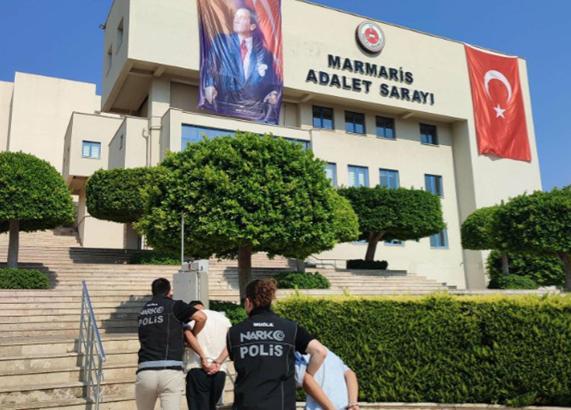 Marmaris'te uyuşturucu operasyonu; 5 tutuklama