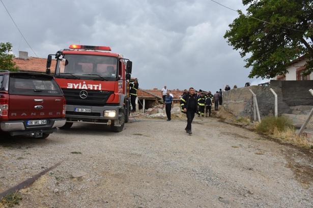 Kırıkkale’de 250 dönüm anız ve 2 ahır yandı