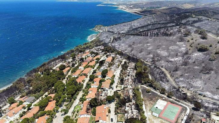 Ormanların yandığı alanlarda heyelan riski