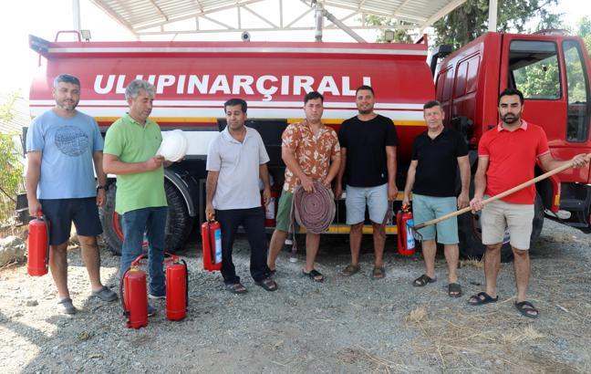 Çıralılılar, kendi itfaiye istasyonunu kurdu