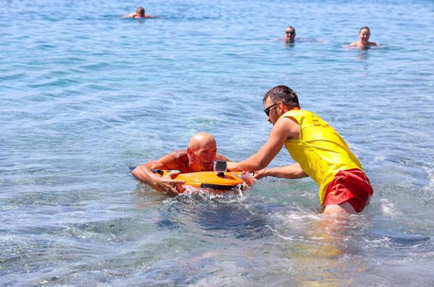 Büyükşehir'in robot cankurtaranları iş başında