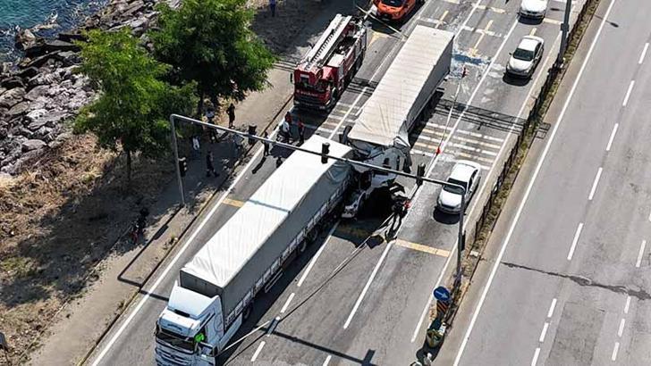 Karadeniz Sahil Yolu’nda zincirleme kaza; 1 ölü