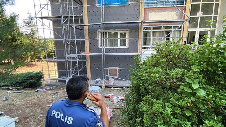 İskelede çalışırken 5'inci kattan düşerek öldü