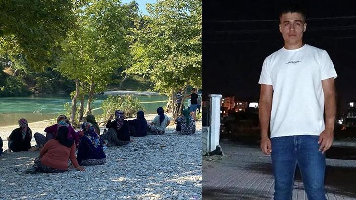 Irmağa düşen topu almak için suya atlayan Özgür kayboldu