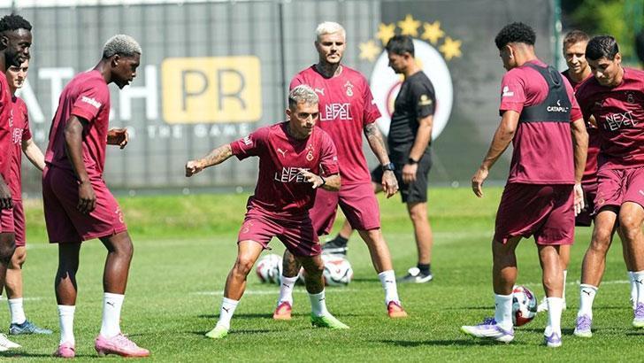 Galatasaray, Admira Wacker maçı öncesi çalışmalarını sürdürdü