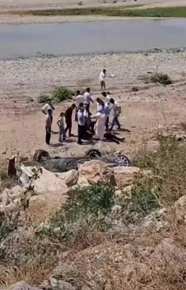 Batman- Şarampole devrilen otomobilin sürücüsü yaralandı /Video eklendi