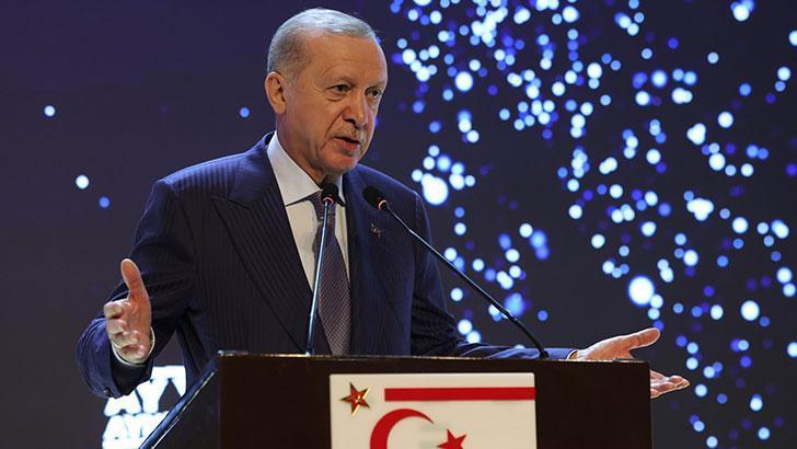 Cumhurbaşkanı Erdoğan: KKTC'yi Doğu Akdeniz'in parlayan yıldızı haline getirdik