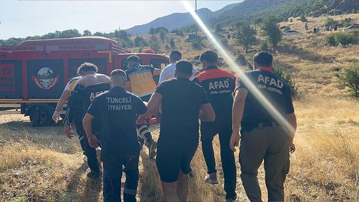 Pülümür Nehri’nde akıntıyla sürüklenen 2 arkadaştan 1'i boğuldu