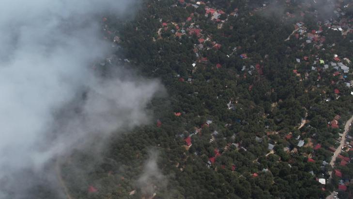 Zorkun Yaylası’nın eşsiz güzelliği havadan görüntülendi