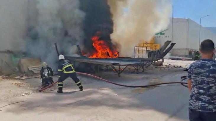 Bursa'da fabrika yangını büyümeden söndürüldü