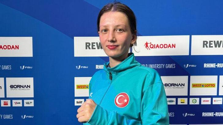 Milli taekwondocu Şevval Çakal’dan altın madalya