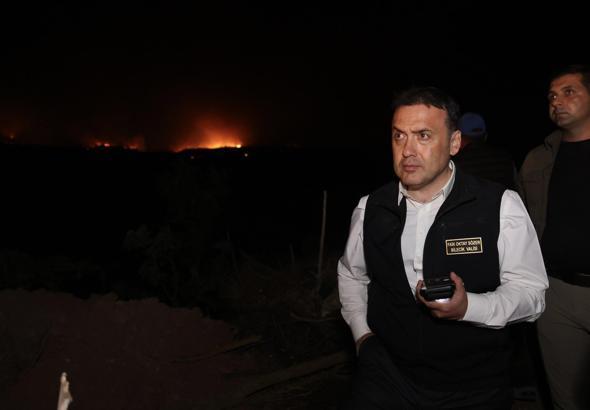 Sakarya’da çıkıp Bilecik’e sıçrayan orman yangını yayıldı; 4 köy tahliye edildi (3)