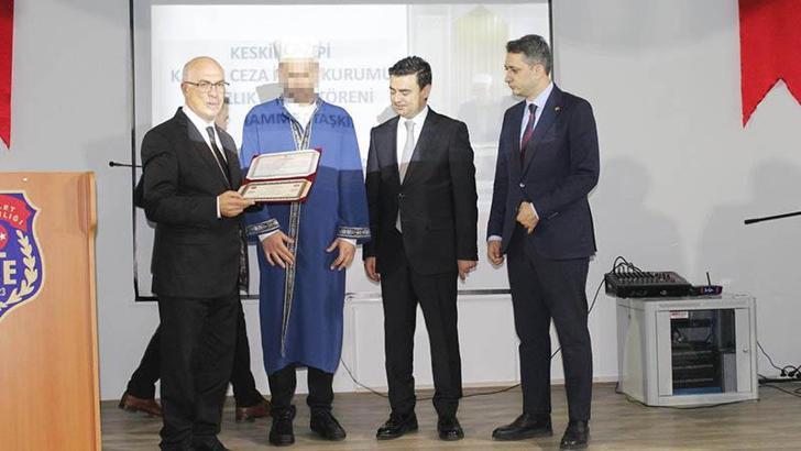 Kırıkkale'de hükümlü, 12 ayda Kur'an-ı Kerim'i ezberleyerek 'hafız' oldu