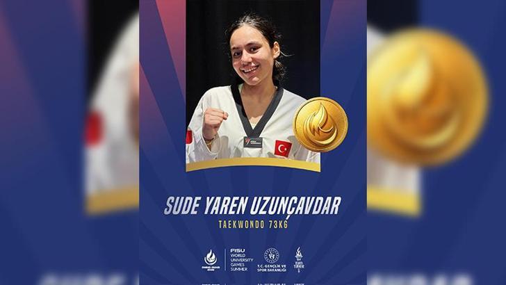 Sude Yaren Uzunçavdar’dan 2025 Dünya Üniversite Yaz Oyunları'nda altın madalya