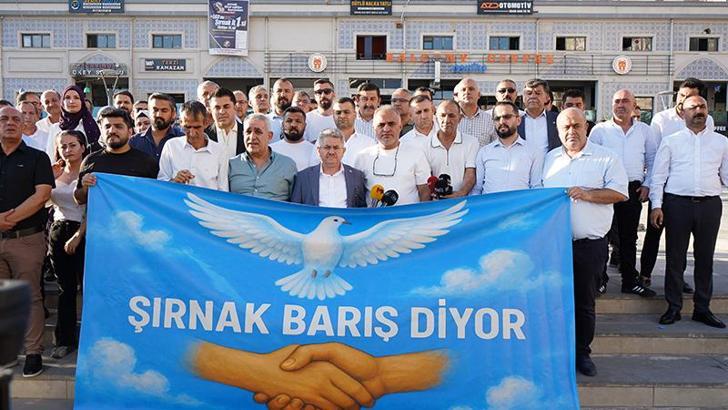 Sivil toplum kuruluşlarından ‘Şırnak barış istiyor’ açıklaması