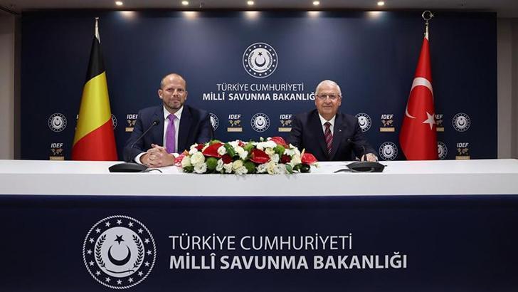 Milli Savunma Bakanı Güler, Belçika ve Slovenya Savunma Bakanlarıyla görüştü