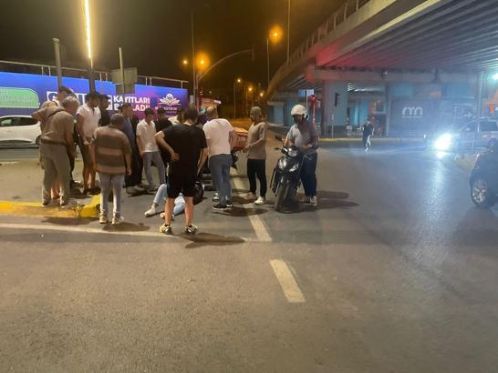 Gölcük'te motosiklet ile otomobil çarpıştı: 1 yaralı