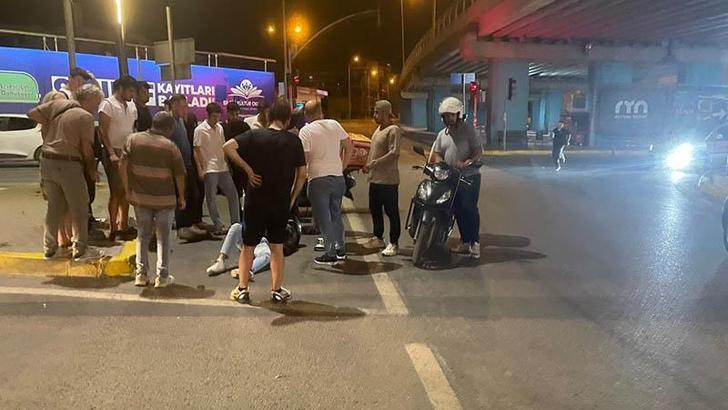 Gölcük'te motosiklet ile otomobil çarpıştı: 1 yaralı