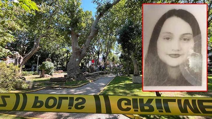 Kırılan ağaç dalının altında kalan Seda kurtarılamadı