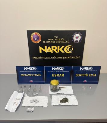 Ordu’da uyuşturucu operasyonu, 4 tutuklama