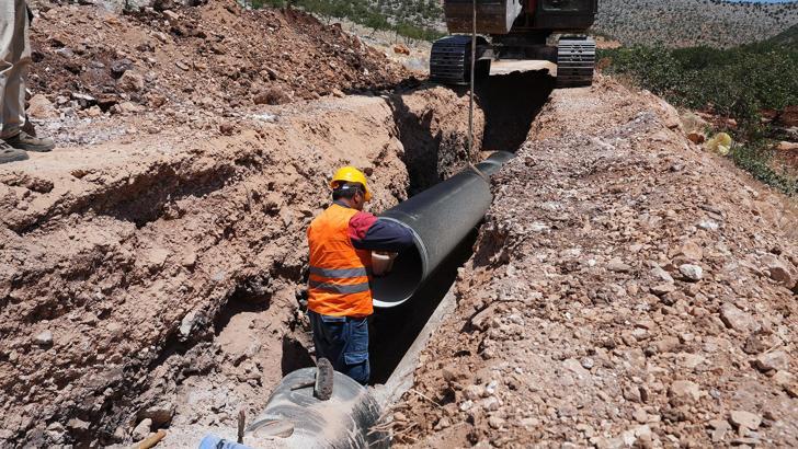 Kahramanmaraş’ın Helete içme suyu projesinde sona gelindi